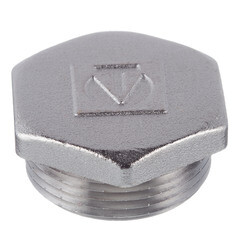 Заглушка Valtec 1 1/4 НР(ш) латунная (VTr.583.N.0007) - фото 1