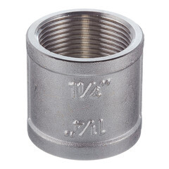 Муфта Valtec 1 1/4 ВР(г) х 1 1/4 ВР(г) латунная (VTr.270.N.0007) - фото 1