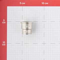 Муфта переходная Valtec 1/2 ВР(г) х 3/8 ВР(г) латунная (VTr.240.N.0403) - фото 2