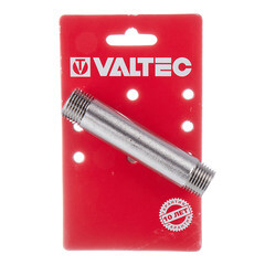 Ниппель удлинительный Valtec 1/2 НР(ш) х 100 мм латунный (VTr.652.N.0410) - фото 3