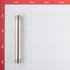 Ниппель удлинительный Valtec 1/2 НР(ш) х 150 мм латунный (VTr.652.N.0415) - фото 2