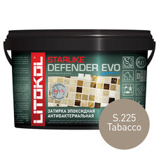 Затирка эпоксидная Litokol Starlike Defender Evo s.225 табачная 1 кг