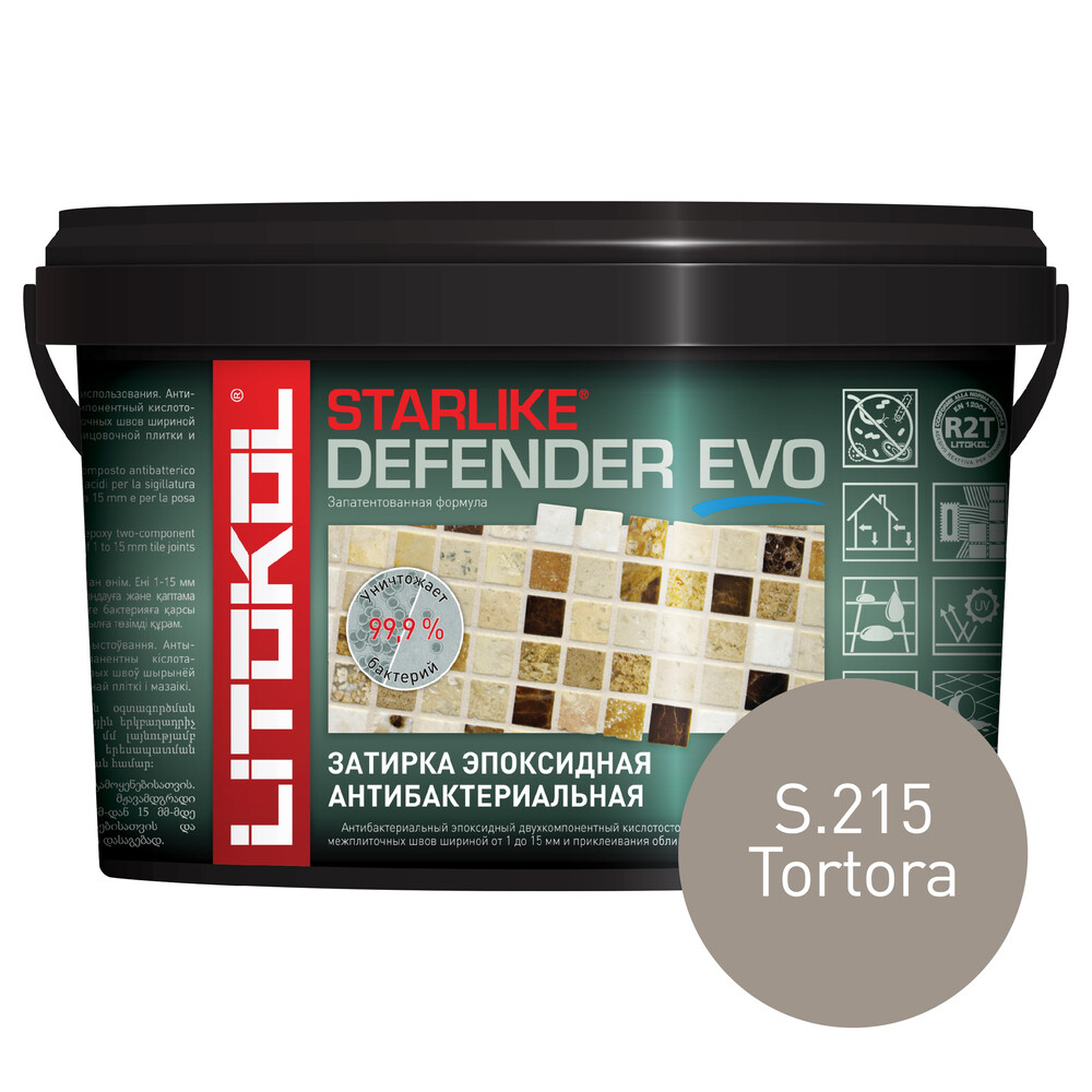 Изображение товара Затирка эпоксидная Litokol Starlike Defender Evo 1 кг тортора