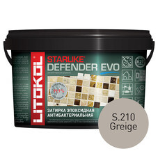Затирка эпоксидная Litokol Starlike Defender Evo s.210 серо-бежевая 1 кг