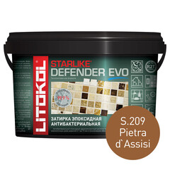 Затирка эпоксидная Litokol Starlike Defender Evo s.209 карамель 1 кг