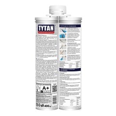 Герметик эпоксидный для швов Tytan Professional двухкомпонентный черный 400 мл - фото 2