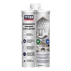 Герметик эпоксидный для швов Tytan Professional двухкомпонентный светло-коричневый 400 мл