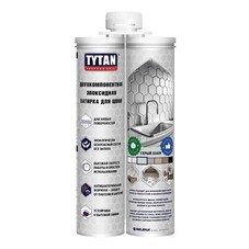 Герметик эпоксидный для швов Tytan Professional двухкомпонентный серый хаки 400 мл
