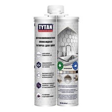 Герметик эпоксидный для швов Tytan Professional двухкомпонентный кремовый 400 мл