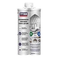 Герметик эпоксидный для швов Tytan Professional двухкомпонентный белый 400 мл