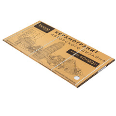 Керамогранит Buono Ceramica Marble белый полированный 1200х600х8,5 мм (2 шт.=1,44 кв.м) - фото 2