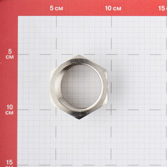 Футорка Valtec 1 1/2 НР(ш) х 1 1/4 ВР(г) латунная (VTr.581.N.0807) - фото 3