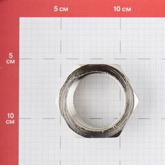 Футорка Valtec 2 НР(ш) х 1 1/2 ВР(г) латунная (VTr.581.N.0908) - фото 3