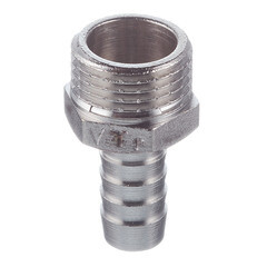 Штуцер Valtec для присоединения шланга 1/2 НР(ш) х 12 мм латунный (VTr.650.N.0412) - фото 1