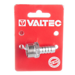 Штуцер Valtec для присоединения шланга 1/2 НР(ш) х 12 мм латунный (VTr.650.N.0412) - фото 2