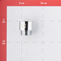 Удлинитель Valtec 20 мм х 3/4 ВР(г) х 3/4 НР(ш) латунный (VTr.198.C.0520) - фото 3