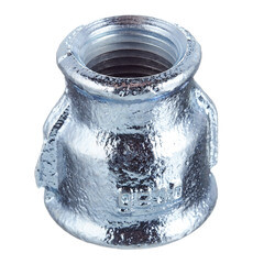 Муфта переходная Gebo Platinum (240-22V) 3/4 ВР(г) х 1/2 ВР(г) чугунная оцинкованная - фото 3