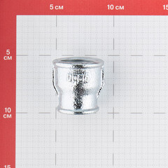 Муфта переходная Gebo Platinum (240-26V) 1 ВР(г) х 3/4 ВР(г) чугунная оцинкованная - фото 2