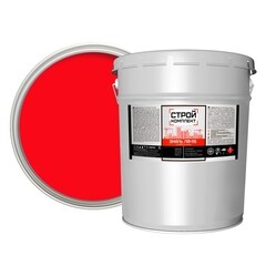 Эмаль ПФ-115 алкидная Стройкомплект красная полуглянцевая 20 кг - фото 2