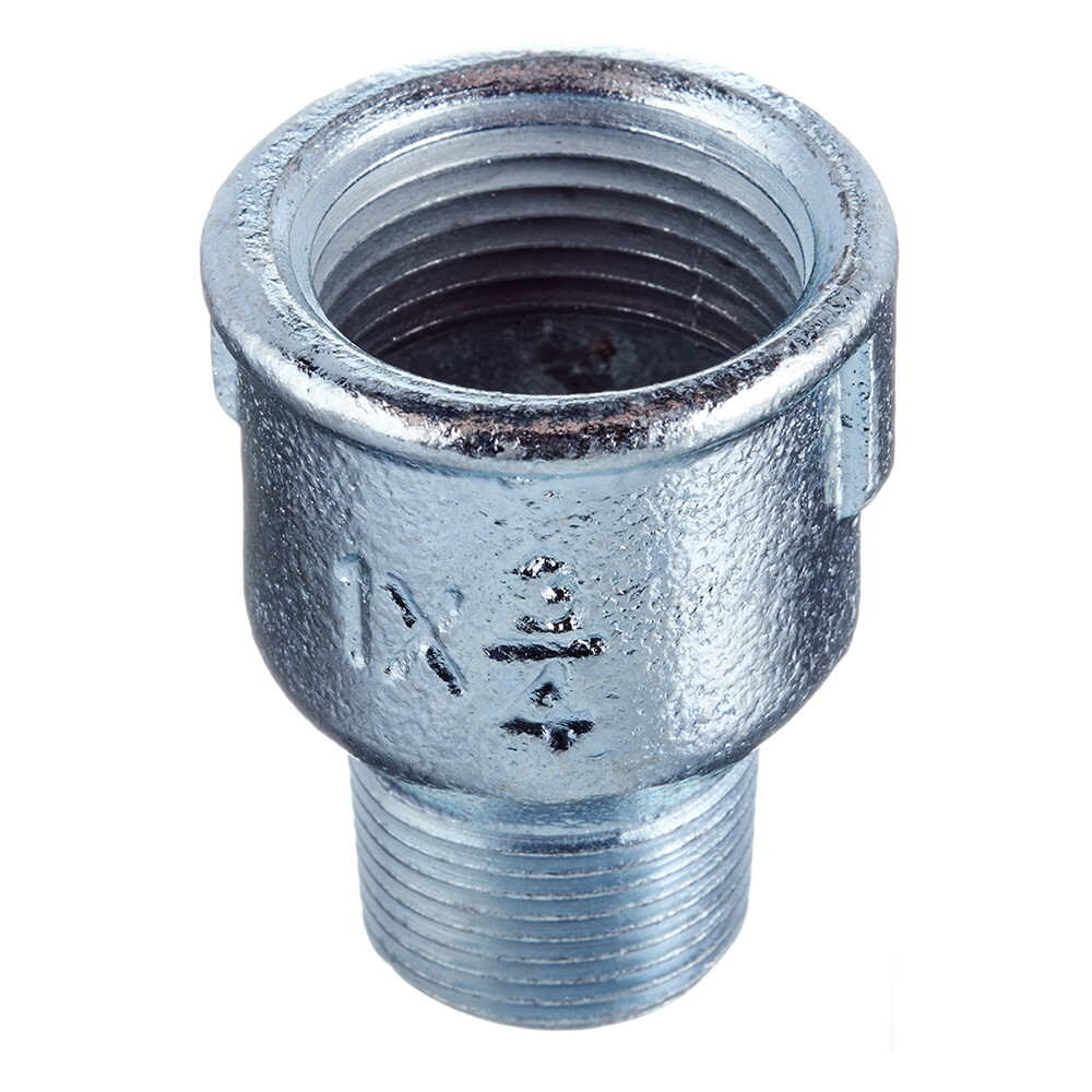 Изображение товара Муфта переходная Gebo Platinum (246-26V) 1 ВР(г) х 3/4 НР(ш) чугунная оцинкованная