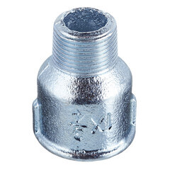 Муфта переходная Gebo Platinum (246-26V) 1 ВР(г) х 3/4 НР(ш) чугунная оцинкованная - фото 3