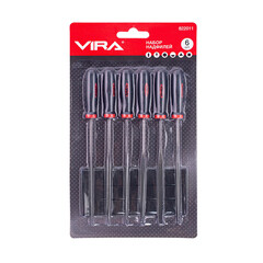 Набор надфилей для обработки твердых материалов Vira 140 мм (822011) (6 шт.) - фото 13