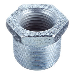 Футорка Gebo Platinum (241-22V) 3/4 НР(ш) х 1/2 ВР(г) чугунная оцинкованная - фото 1