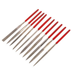 Изображение товара Набор надфилей для обработки твердых материалов Vira 140 мм (822012) (10 шт.)