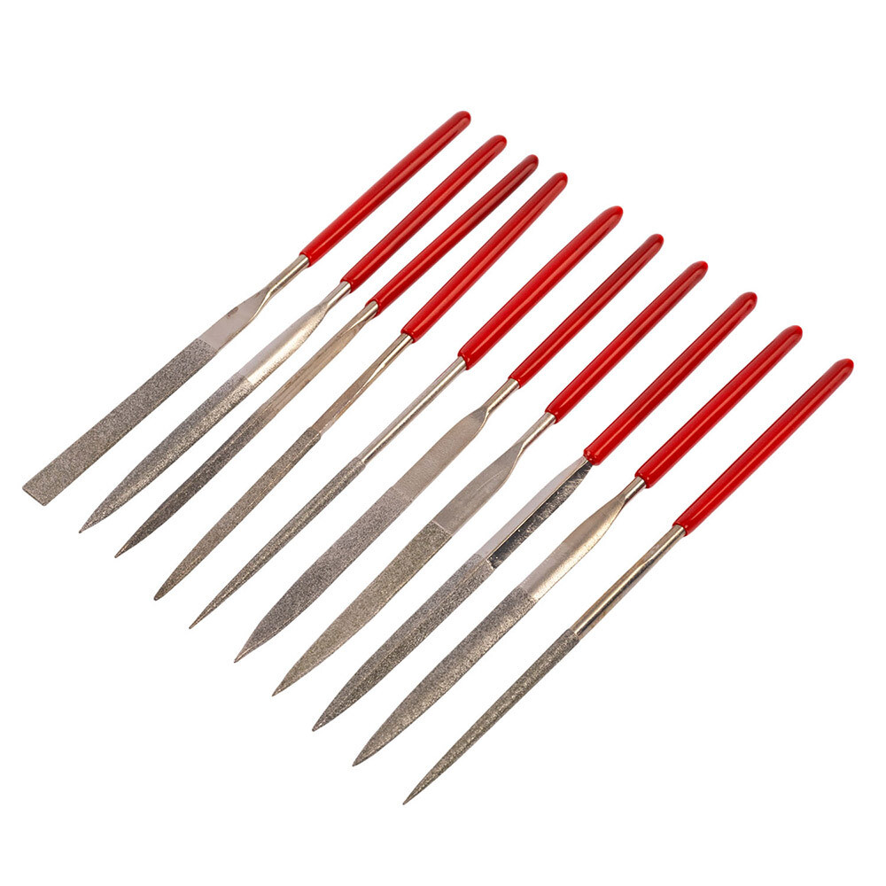 Изображение товара Набор надфилей для обработки твердых материалов Vira 140 мм 10 шт.