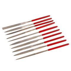 Набор надфилей для обработки твердых материалов Vira 140 мм (822012) (10 шт.) - фото 4