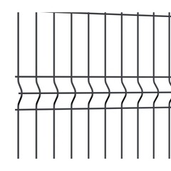 Секция заборная 3D Fine 1530х2500 мм d3,2 мм ячейка 60х235 мм графитовый серый RAL 7024 Grand Line - фото 2