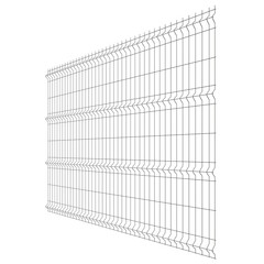 Секция заборная 3D Fine 2030х2500 мм d3,2 мм ячейка 60х235 мм графитовый серый RAL 7024 Grand Line - фото 1