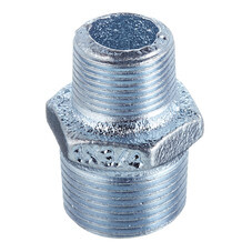 Ниппель переходный Gebo Platinum (245-22V) 3/4 НР(ш) х 1/2 НР(ш) чугунный оцинкованный