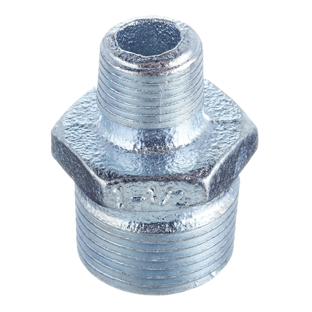 Изображение товара Ниппель переходный Gebo Platinum (245-25V) 1 НР(ш) х 1/2 НР(ш) чугунный оцинкованный