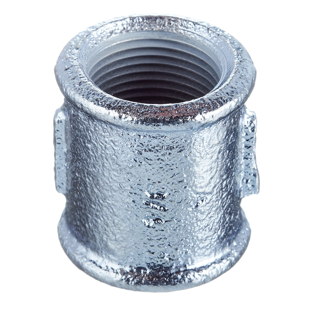 Изображение товара Муфта прямая Gebo Platinum (270-5V) 3/4 ВР(г) х 3/4 ВР(г) чугунная оцинкованная