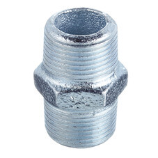 Ниппель Gebo Platinum (280-5V) 3/4 НР(ш) х 3/4 НР(ш) чугунный оцинкованный