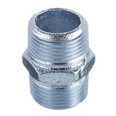 Ниппель Gebo Platinum (280-6V) 1 НР(ш) х 1 НР(ш) чугунный оцинкованный - фото 1