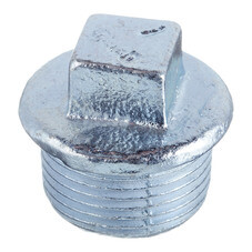Заглушка Gebo Platinum (290-6V) 1 НР(ш) чугунная оцинкованная