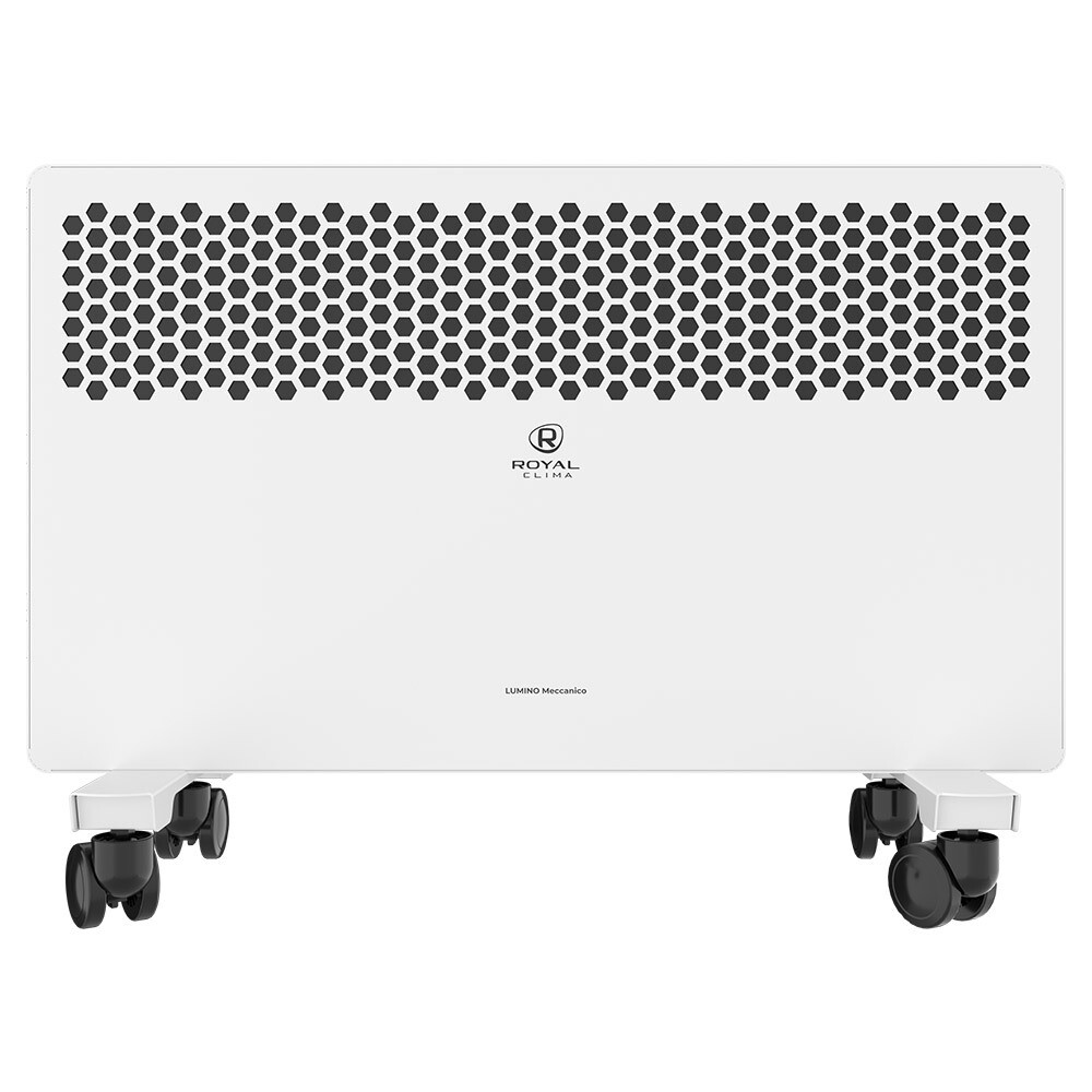 

Конвектор электрический Royal Clima Lumino Meccanico механический термостат 1500 Вт (REC-LUW1500M), Белый