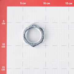 Контргайка Gebo Platinum (310-6V) 1 ВР(г) х 1 ВР(г) чугунная оцинкованная - фото 2