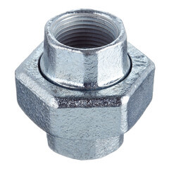 Изображение товара Муфта разъемная Gebo Platinum (330-5V) 3/4 ВР(г) х 3/4 ВР(г) с накидной гайкой чугунная оцинкованная