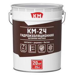 Изображение товара Мастика битумная гидроизоляционная КМ-24 20 кг
