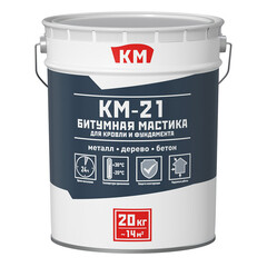 Изображение товара Мастика битумная для кровли и фундамента КМ-21 20 кг