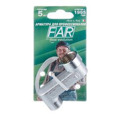 Эксцентрик Far 1/2 ВР(г) х 1/2 НР(ш) х 50 мм латунный (FC 5560 512) - фото 2