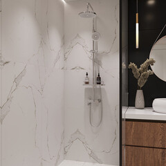 Душевая система Corsa Deco CX с верхним душем с лейкой с изливом хром (SSFCX230S) - фото 11