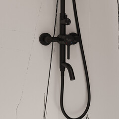 Душевая система Corsa Deco AX с верхним душем с лейкой с изливом черная (SSFAX250SB) - фото 10