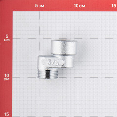 Эксцентрик Far 3/4 ВР(г) х 3/4 НР(ш) х 20 мм латунный (FC 5560 234) - фото 2