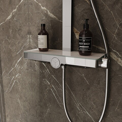 Душевая система Corsa Deco QX с верхним душем с лейкой с изливом хром (SSFCSQX320S) - фото 14