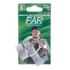 Эксцентрик Far 3/4 ВР(г) х 3/4 НР(ш) х 30 мм латунный (FC 5560 334) - фото 3