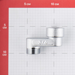 Эксцентрик Far 3/4 ВР(г) х 3/4 НР(ш) х 40 мм латунный (FC 5560 434) - фото 3